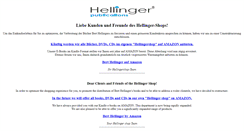 Desktop Screenshot of hellinger-shop.com
